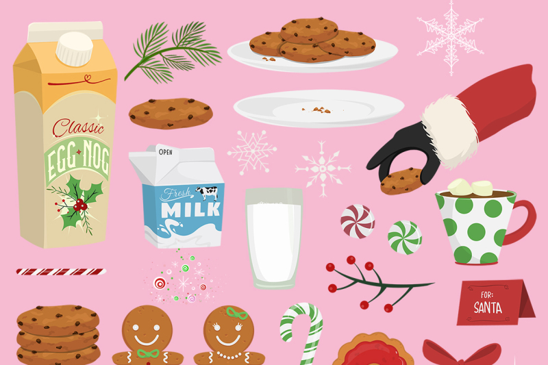 holiday-goodies-cookies-and-milk
