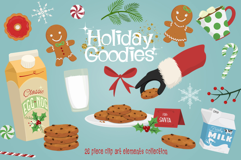 holiday-goodies-cookies-and-milk