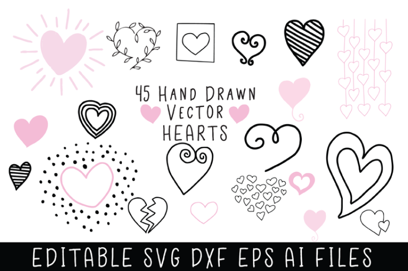 45-hand-drawn-vector-hearts
