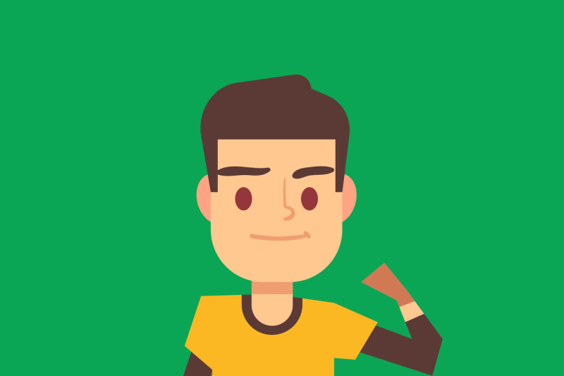 soccer-player-kicking-ball-on-green-field-vector-illustration