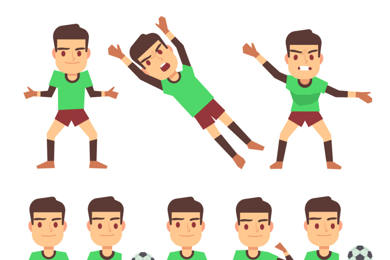 soccer-players-set-vector-illustration-isolated-white