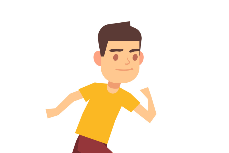 soccer-player-running-with-ball-isolated-white-vector