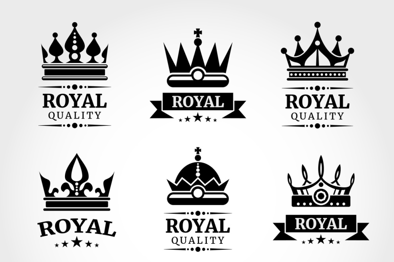 royal-quality-vector-crowns-logo-templates-set-in-black