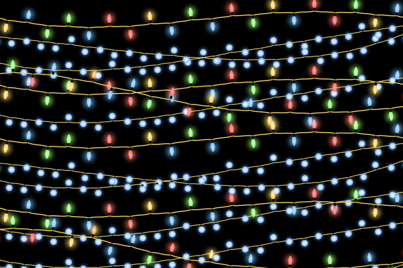 glowing-christmas-garlands-vector-background