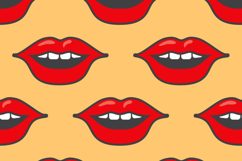 bright-red-lips-vector-seamless-pattern