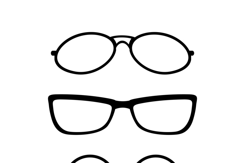 set-of-vector-glasses-in-black-white