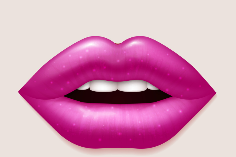 realistic-vector-pink-woman-lips