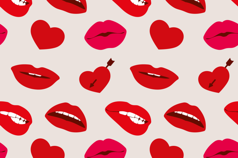 red-woman-lips-and-hearts-vector-seamless-pattern
