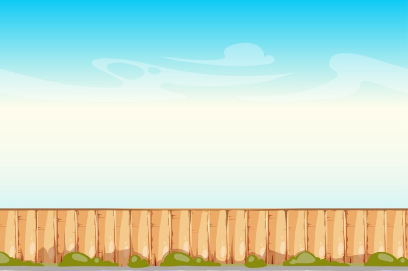 rural-wooden-fence-blue-sky-vector-background