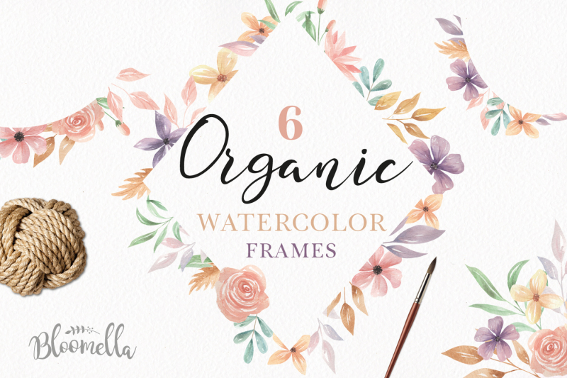 organic-watercolor-pastel-frames-pretty-floral-borders-png-files-set