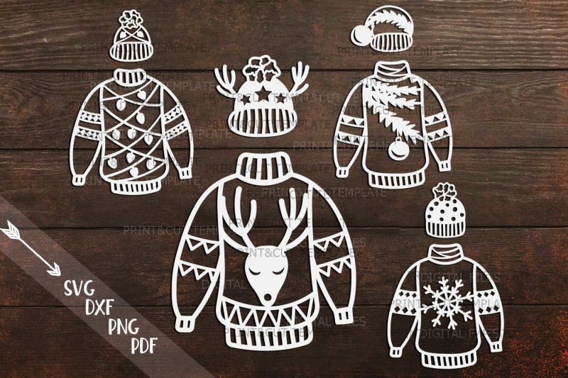 ugly-christmas-sweaters-bundle-svg-laser-paper-vinyl-cut-templates