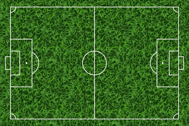football-soccer-green-grass-field-vector-background