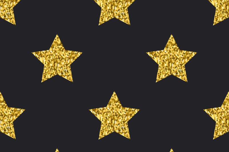 vector-gold-glitter-stars-seamless-pattern-black-background