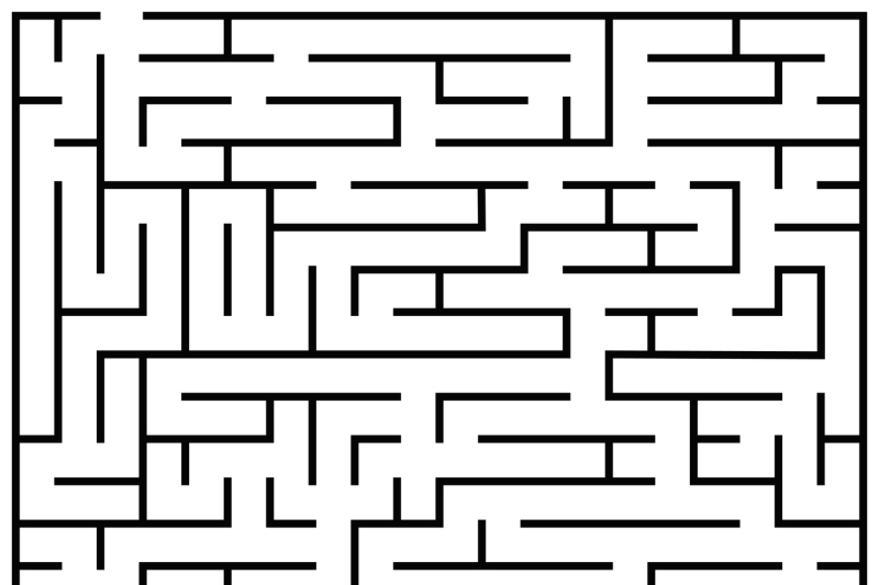 maze-puzzle-labyrinth-brain-teaser-kids-game-vector-illustration
