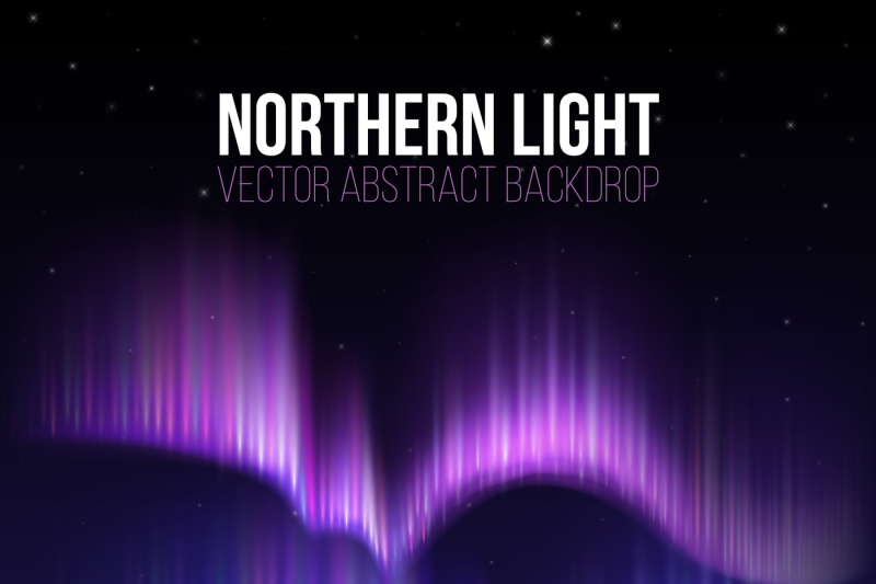 arctic-aurora-northern-lights-in-polaris-alaska-vector-background