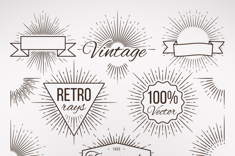 vintage-burst-shape-decoration-for-typography-retro-stars-light-ray