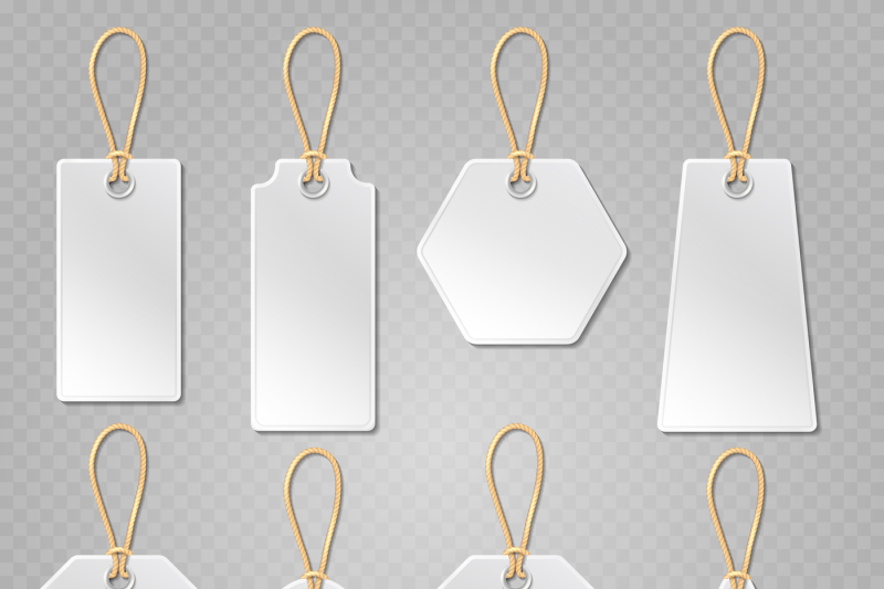 white-blank-price-tags-labels-vector-template