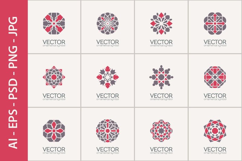 geometric-logo-template-set
