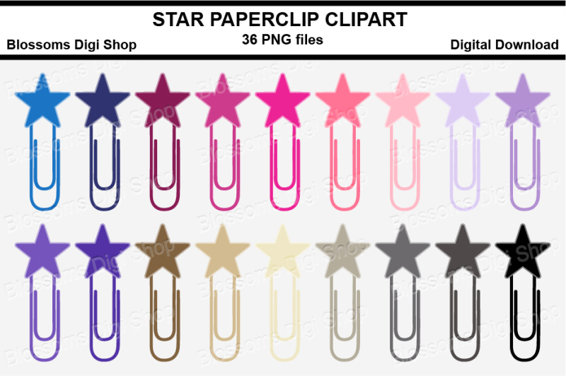 star-paper-clips-clipart-multi-colours-36-png-files