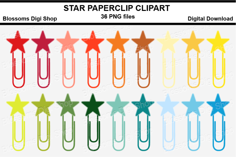 star-paper-clips-clipart-multi-colours-36-png-files