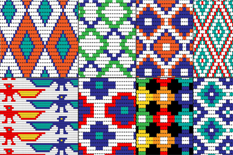 seamless-tribal-bead-patterns