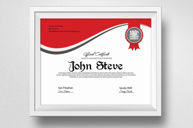 company-certificates-template