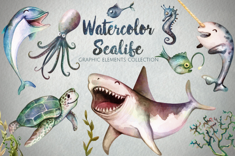 watercolor-sea-life-graphics