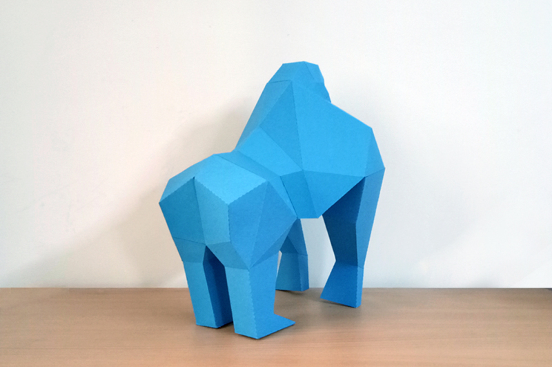 diy-gorilla-sculpture-3d-papercraft