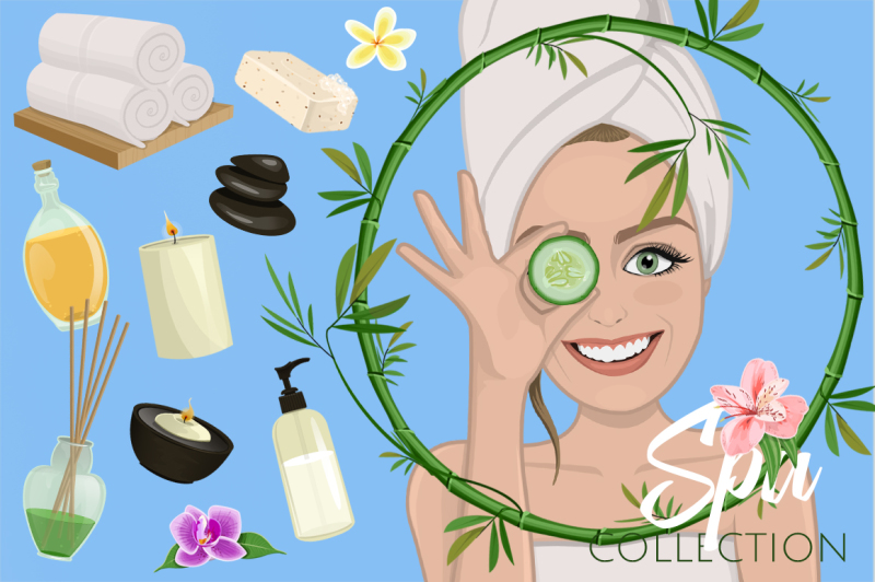 luxury-spa-illustrations-collection