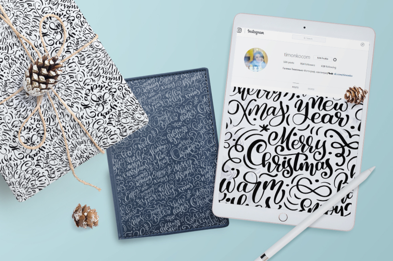 christmas-lettering-patterns