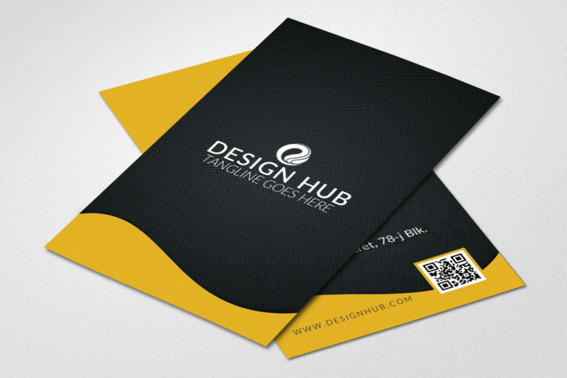 vertical-business-card-template