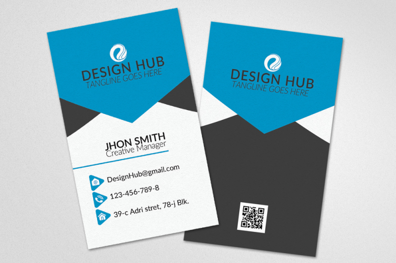 vertical-business-card-template