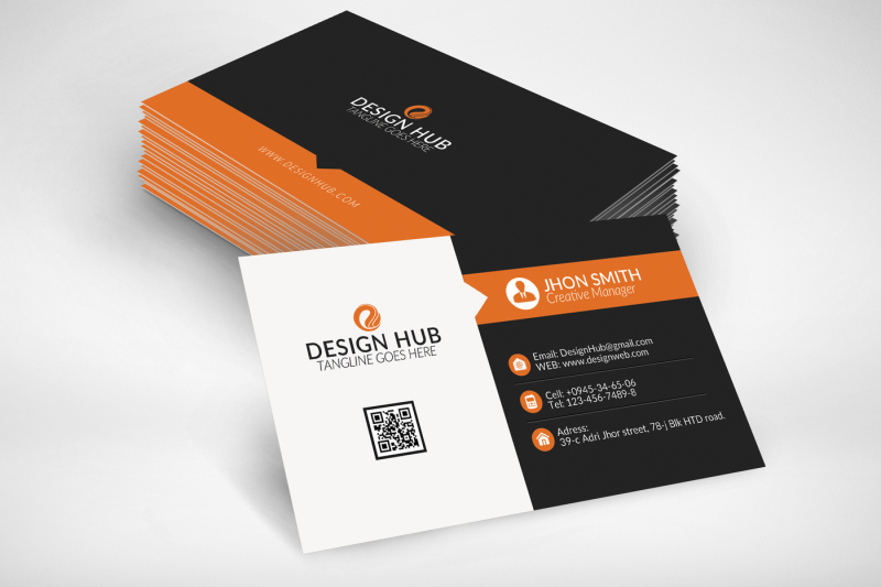 Professional Business Card Template By Designhub ...
