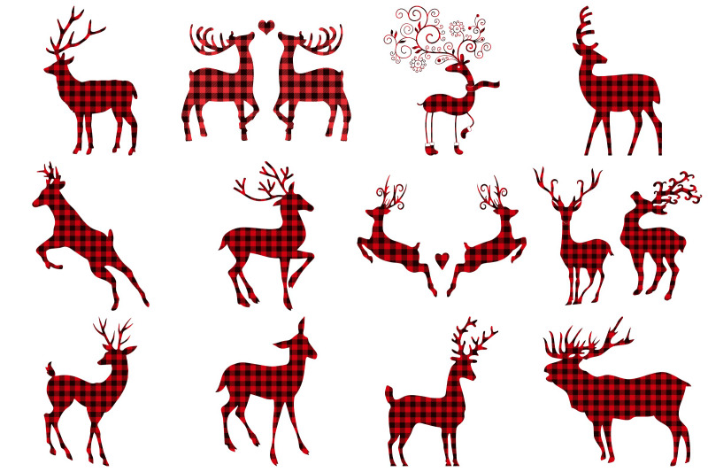 red-buffalo-plaid-deer-amp-forest-ai-eps-png