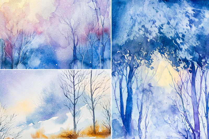 winter-landscapes-set-3-watercolor