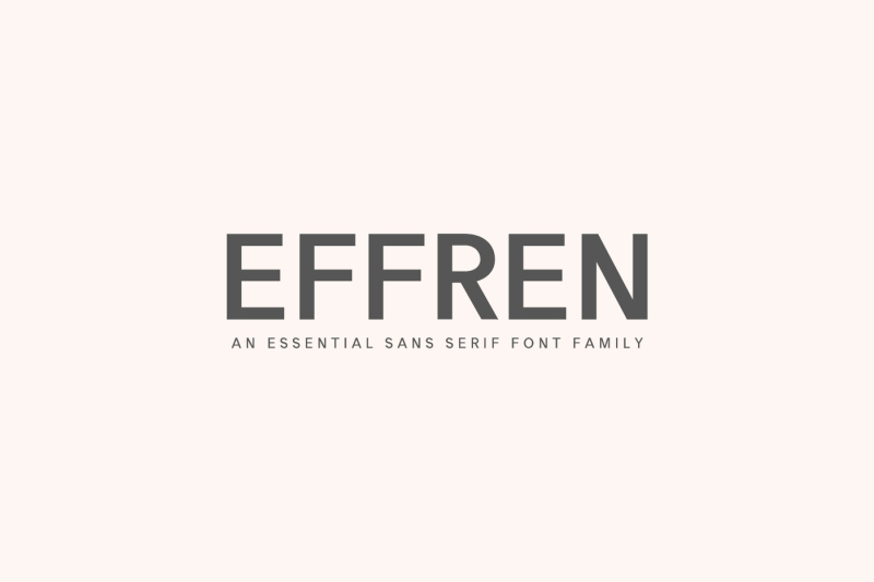 effren-an-essential-sans-serif-font