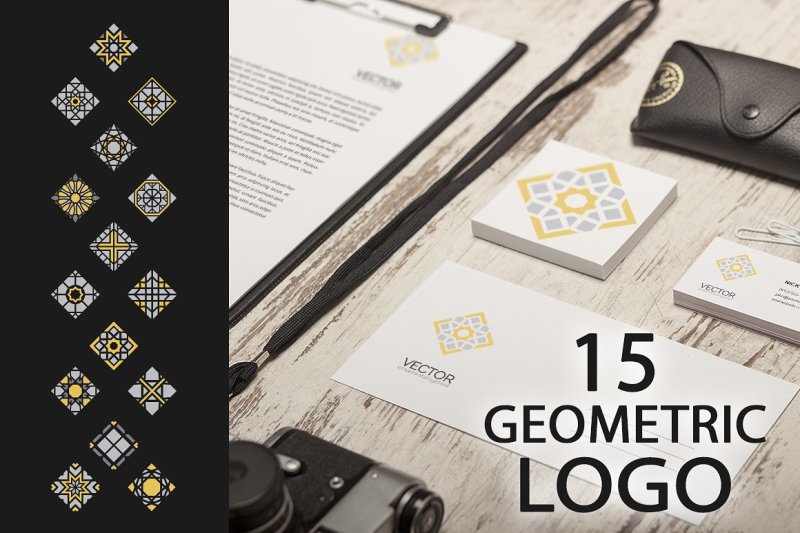 geometric-logo-template-set