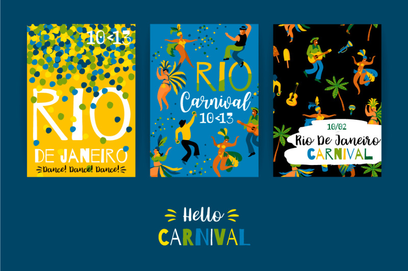 rio-carnival-vector-collection