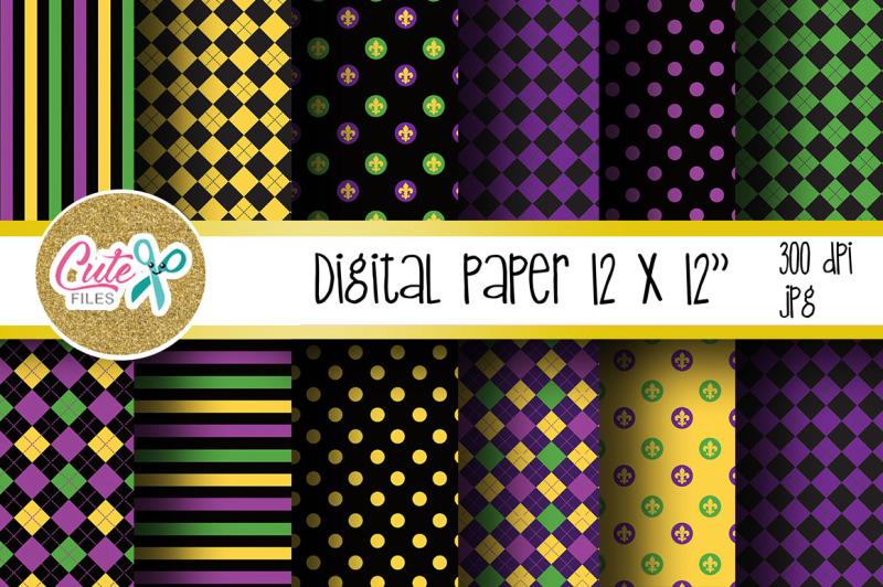 dark-mardi-gras-paper-carnival-digital-paper