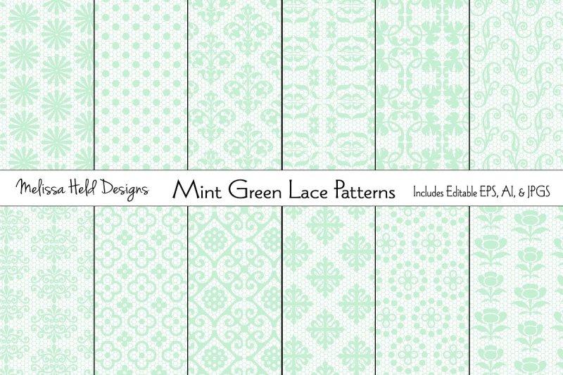 mint-green-lace-patterns