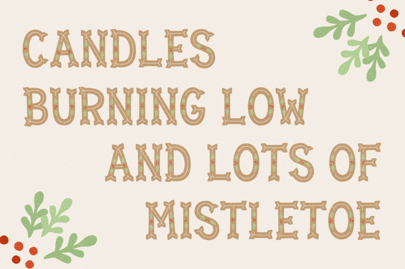 mistletoe-color-font