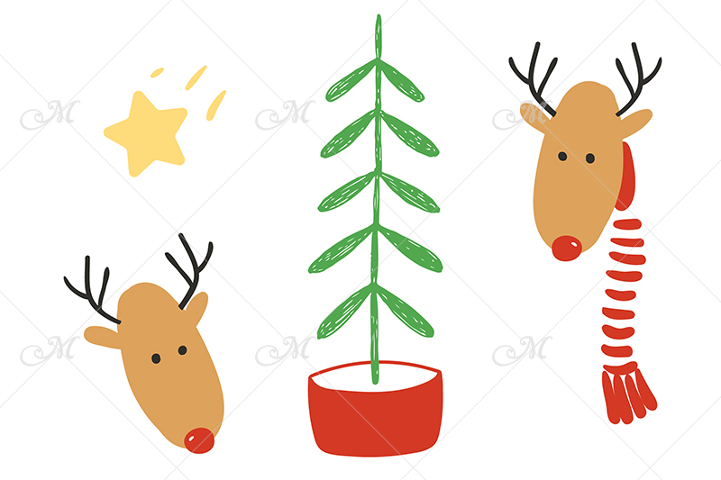 oh-deer-two-cute-deers-and-christmas-tree