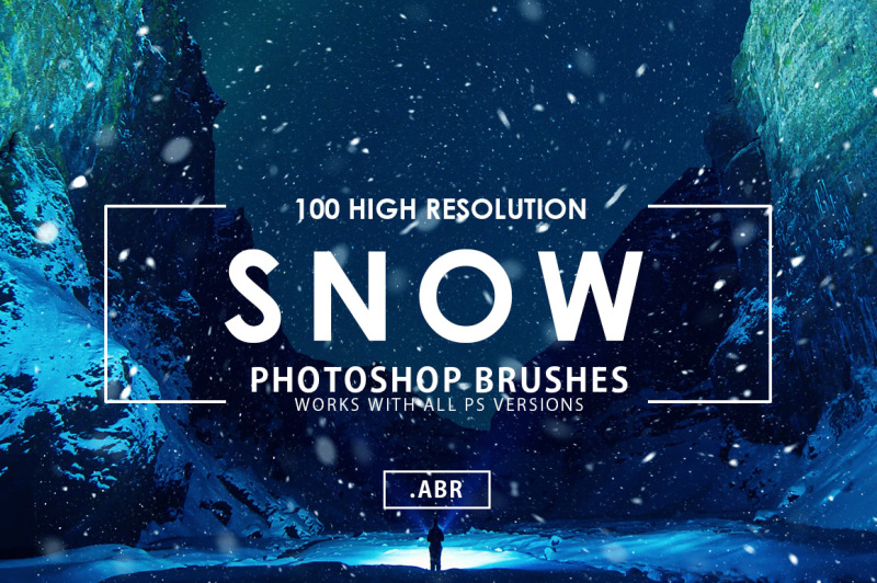 100-snow-photoshop-brushes