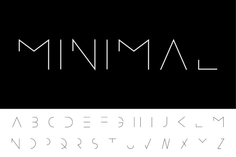 minimalistic-english-alphabet