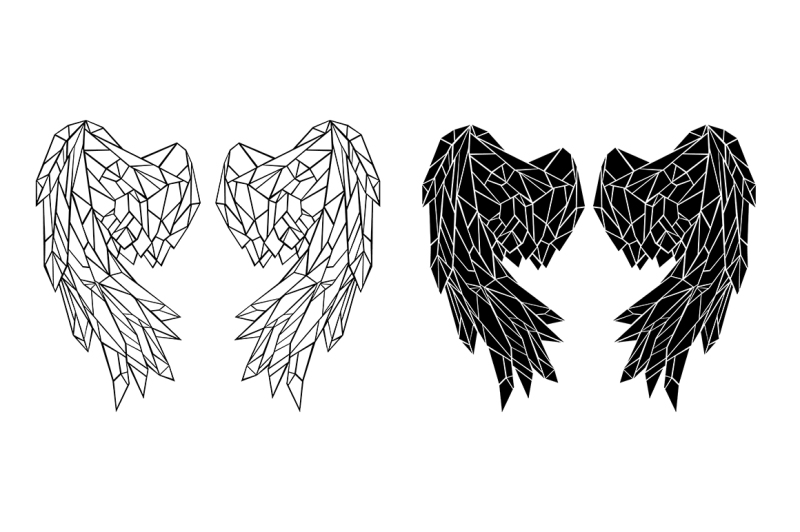 polygonal-folded-wings