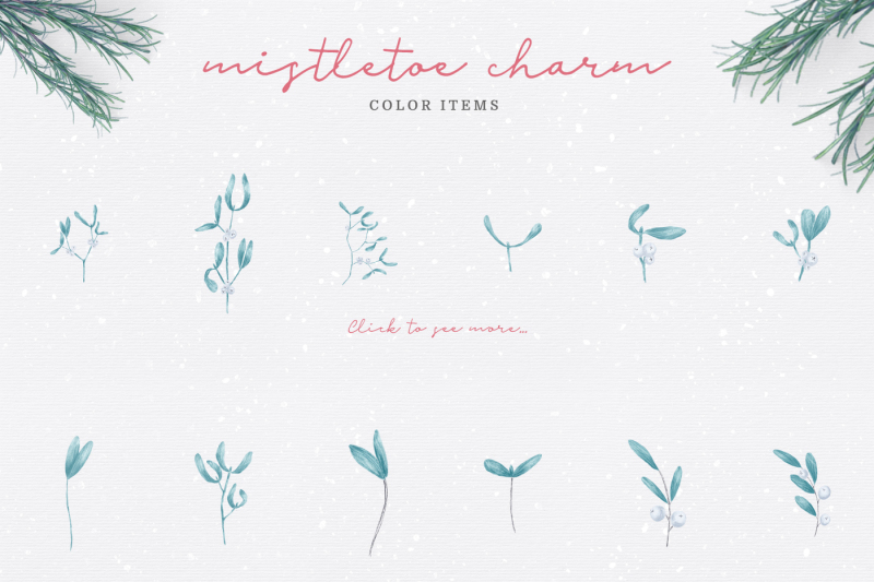 mistletoe-charm-collection