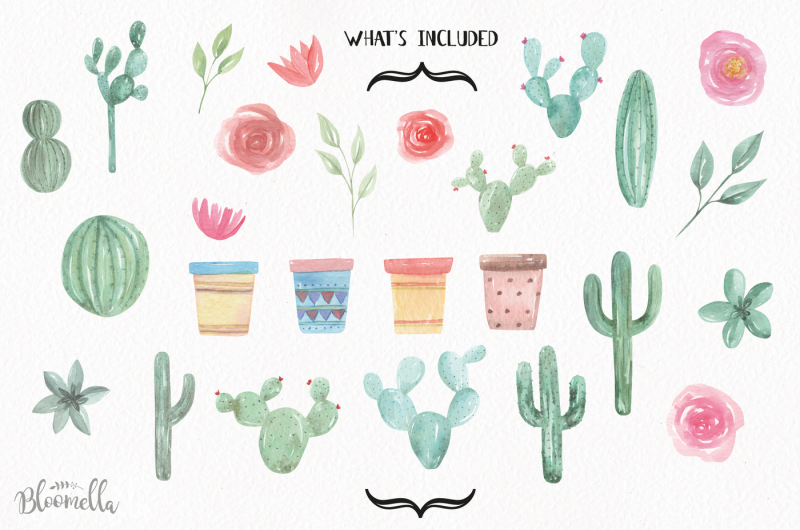 watercolor-create-your-own-cactus-pots-succulents-elements-creator
