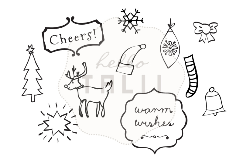 christmas-doodles-clip-art