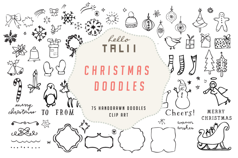 christmas-doodles-clip-art