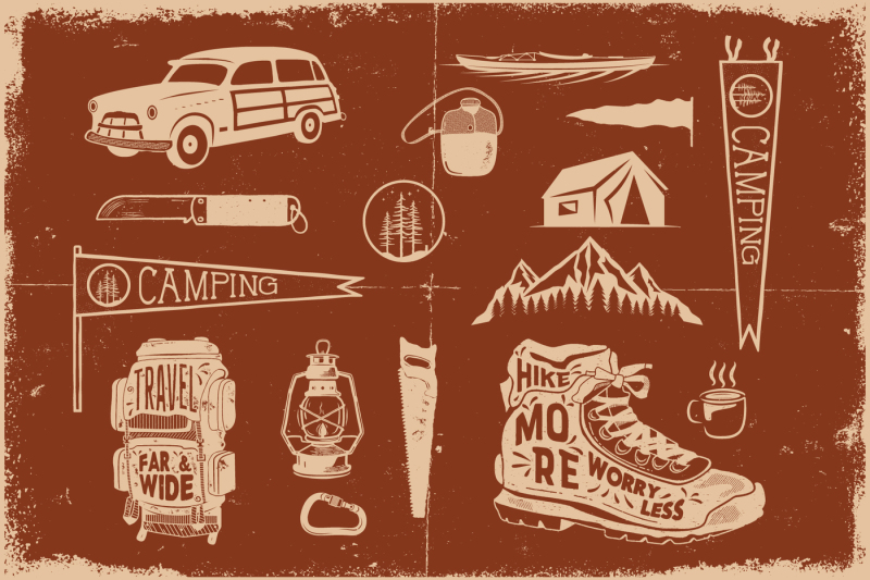 vintage-surfing-travel-symbols